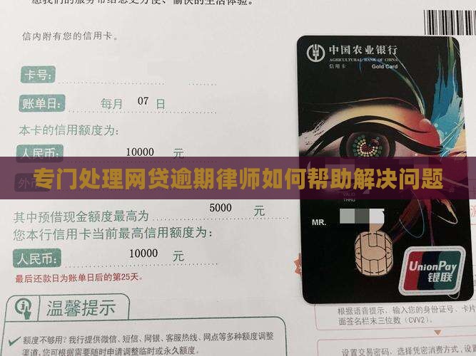 专门处理网贷逾期律师如何帮助解决问题