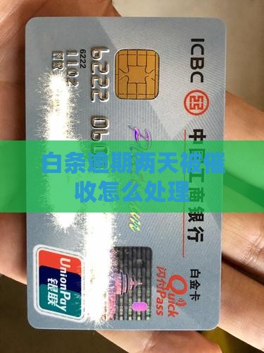 白条逾期两天被催收怎么处理