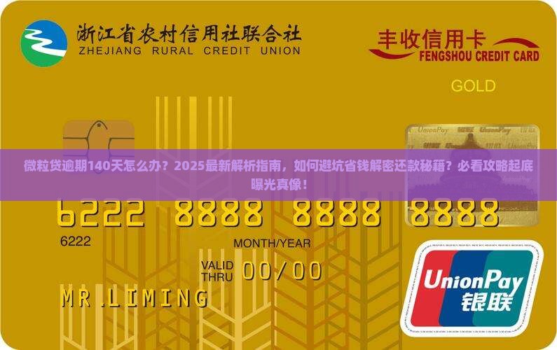 微粒贷逾期140天怎么办怎么办呢