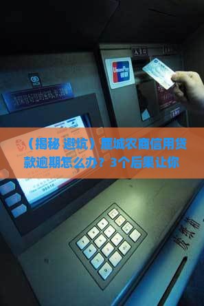 鹿城农商信用贷款逾期后果