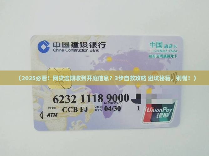 网贷逾期收到开庭信息