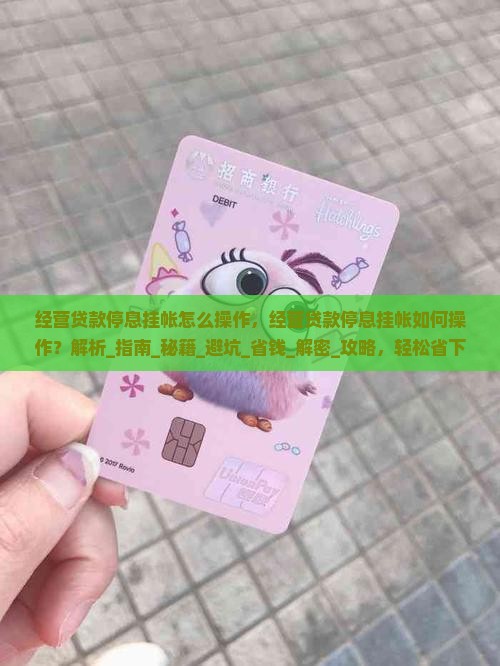 经营贷款停息挂帐怎么操作