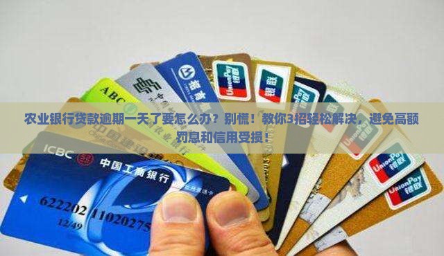 农业银行贷款逾期一天了要怎么办