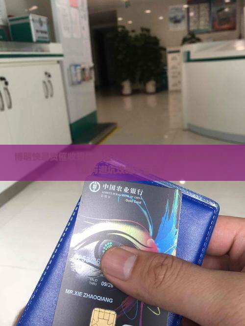 博明快易贷催收短信该如何处理