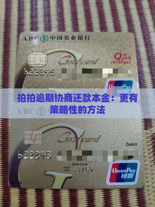 怎样与拍拍贷协商还本金更有策略性