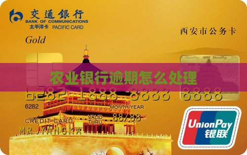 农业银行欠款逾期处理方式
