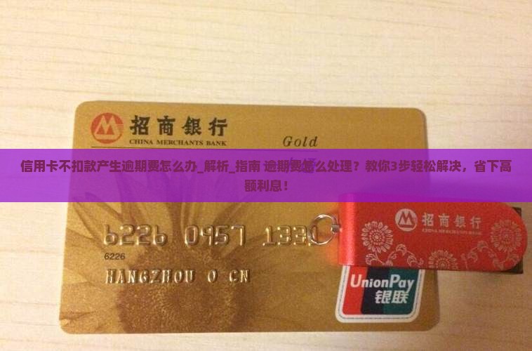 信用卡不扣款产生逾期费怎么办