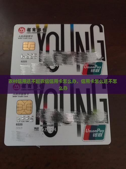 还不起农信信用卡怎么办
