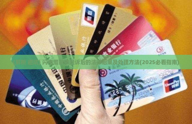 闪电借款被起诉后的法律后果及处理方法