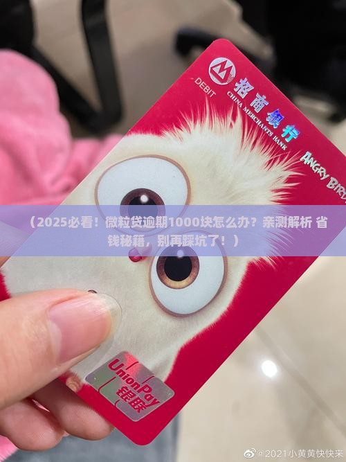 微粒贷逾期1000块怎么处理