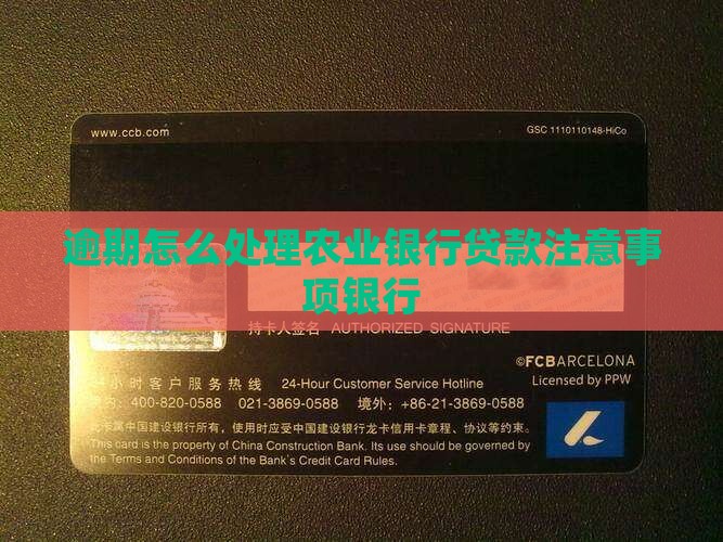 农行个人贷款逾期归还需要注意什么