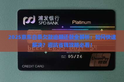 京东白条欠款逾期还款