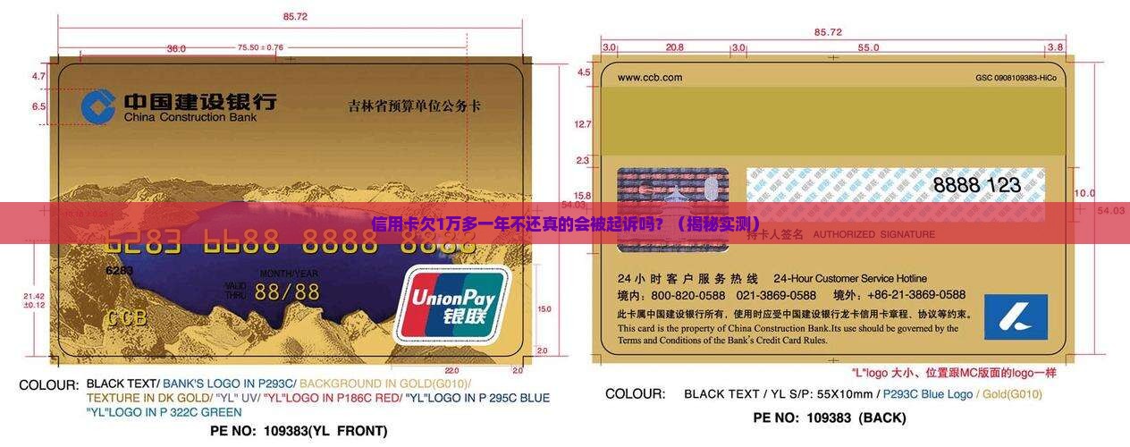 信用卡欠款1万多一年不还会被起诉吗