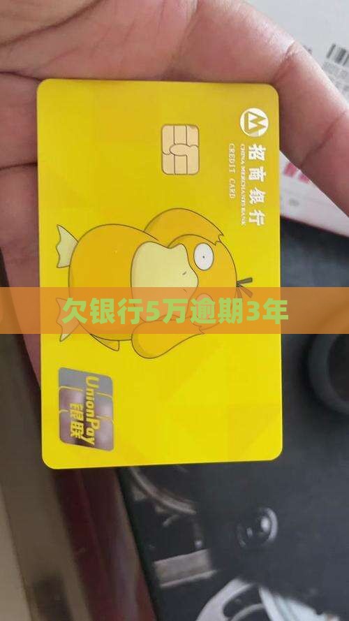 欠银行5万逾期3年