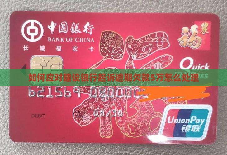 如何应对建设银行起诉欠款5万的情况
