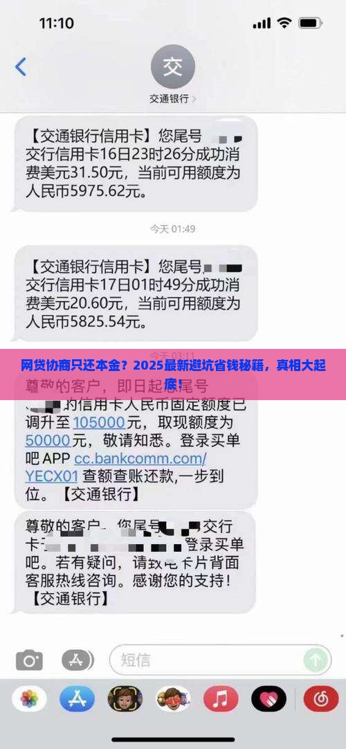 网贷还款协商只偿还本金可行吗