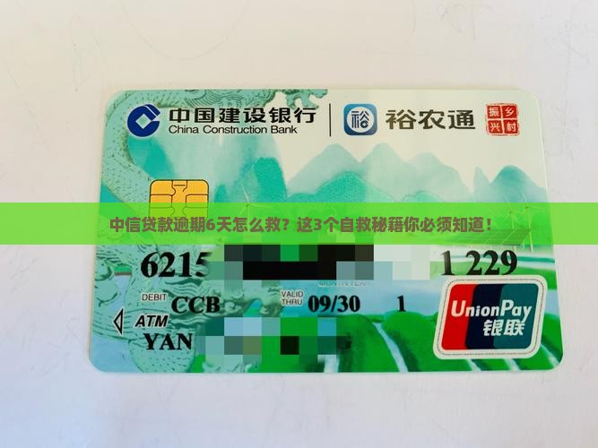 中信贷款逾期6天应该如何处理
