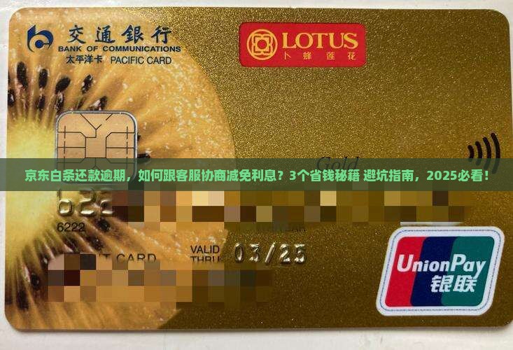京东白条还款逾期怎么协商减免利息