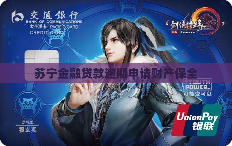 苏宁金融贷款逾期申请财产保全