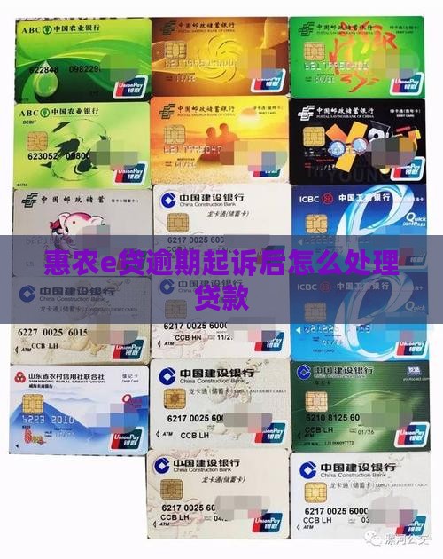 惠农e贷逾期起诉后会怎样处理