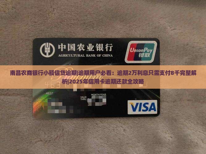 南昌农商银行小额信贷逾期