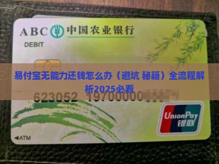 易付宝无能力还钱怎么办