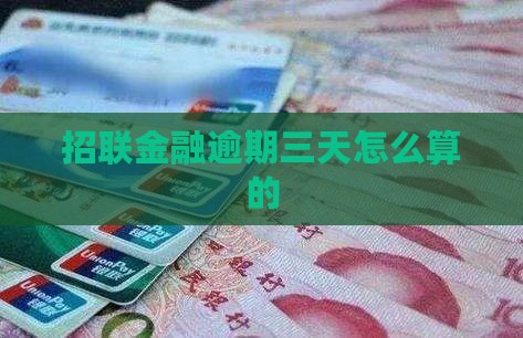 招联金融逾期三天怎么算的