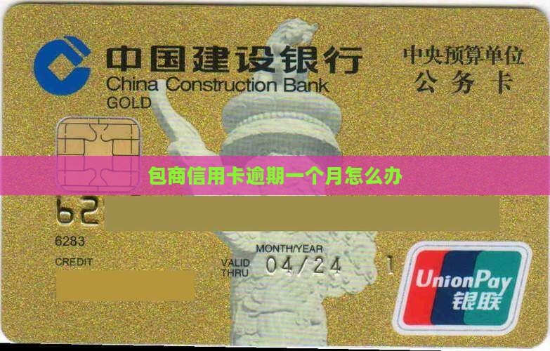 包商信用卡逾期一个月怎么办