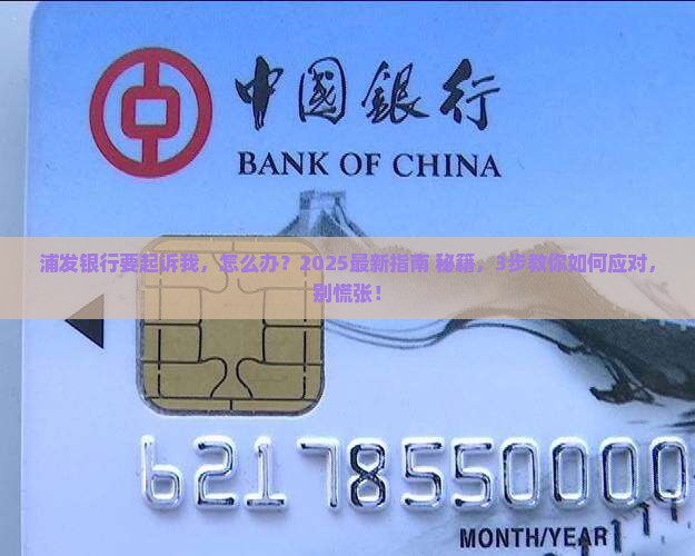 浦发银行准备起诉我应该怎么应对