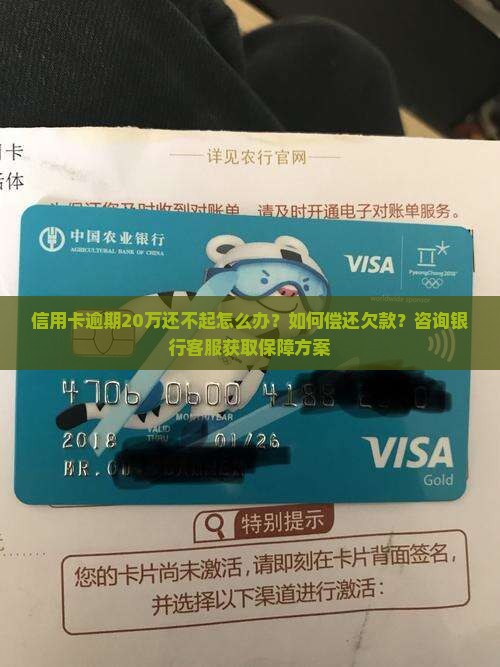 欠信用卡逾期20万如何解决