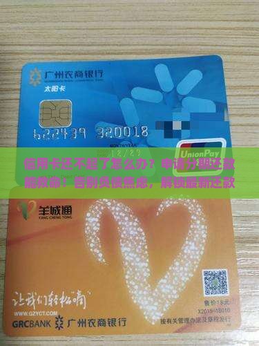 信用卡还不起了如何申请分期还款