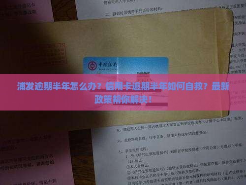 浦发逾期半年怎么办