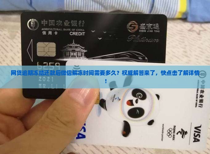 网贷逾期冻结还款后微信解冻时间需要多久