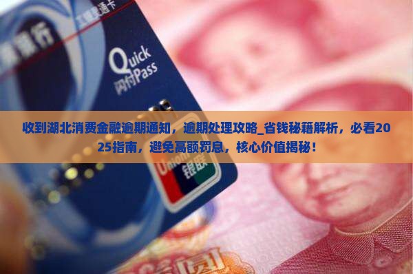 收到湖北消费金融逾期通知