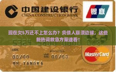 现在欠5万还不上怎么办怎么解决