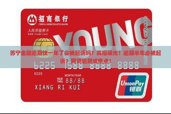 苏宁金融逾期快一年了会被起诉吗
