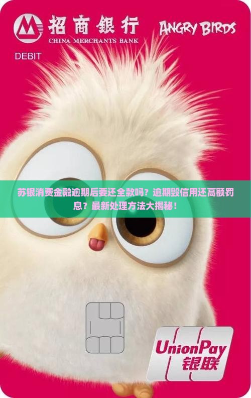苏银消费金融逾期后要还全款吗怎么处理