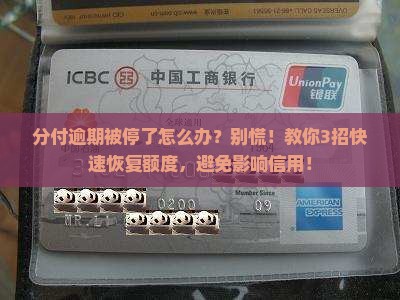 微信分付逾期被停了怎么办