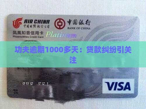 功夫贷逾期1000多天