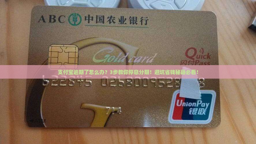 支付宝逾期协商分期停息的方法