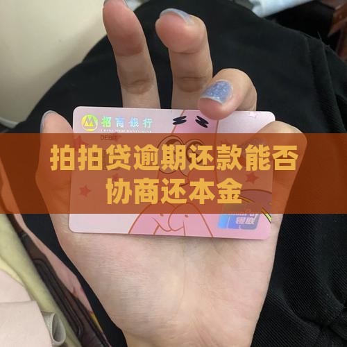 拍拍贷逾期还款能否协商还本金