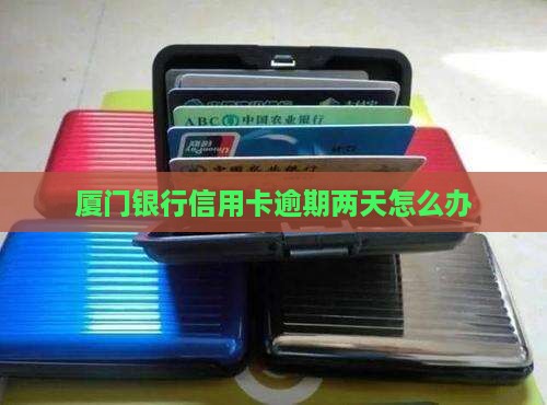 厦门银行信用卡逾期两天怎么办