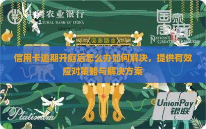 信用卡逾期开庭后怎么办如何解决