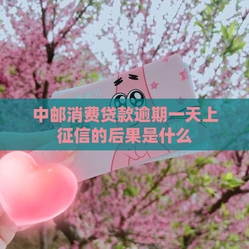 中邮消费贷款逾期一天上征信的后果