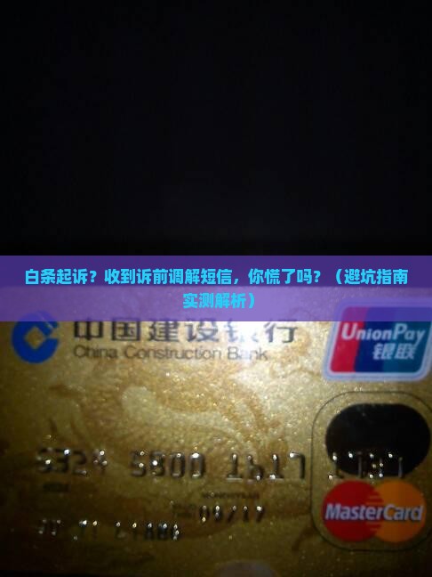 被白条起诉诉前调解短信