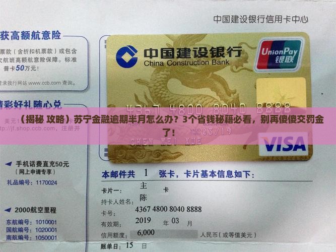 苏宁金融逾期半月