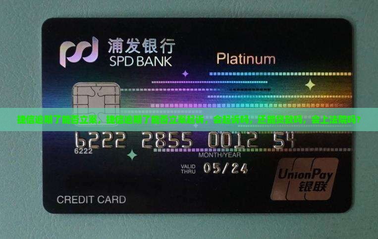 捷信逾期了能否立案