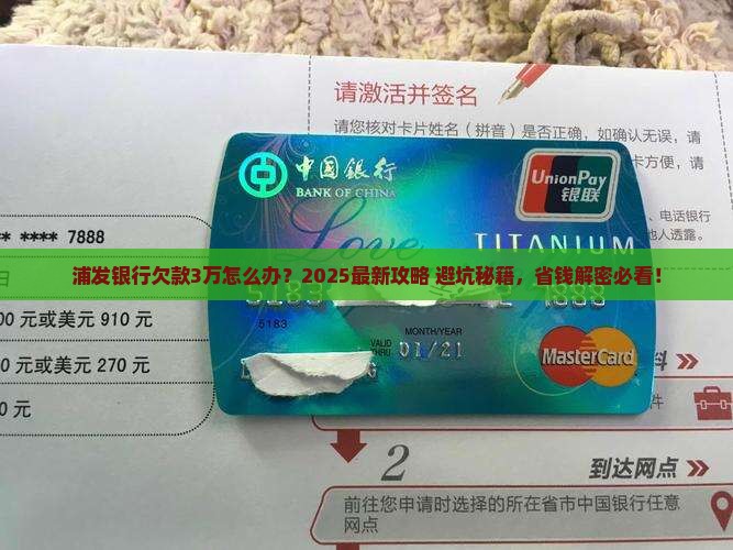 浦发银行欠款3万怎么办理