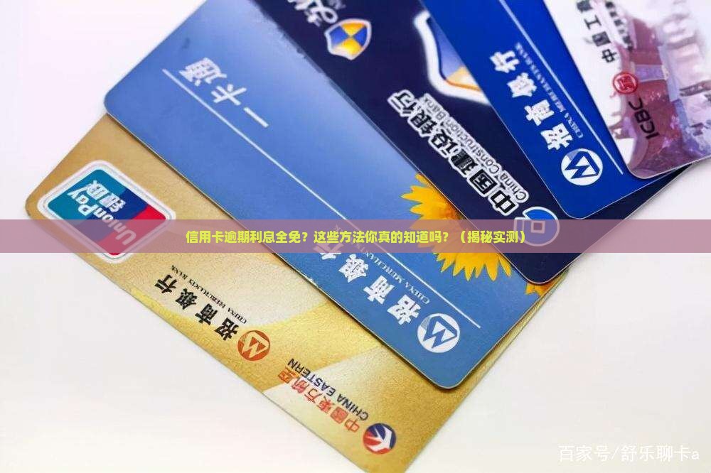 信用卡逾期利息全免的方法有哪些