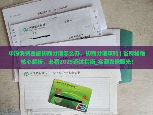 中原消费金融协商分期怎么办